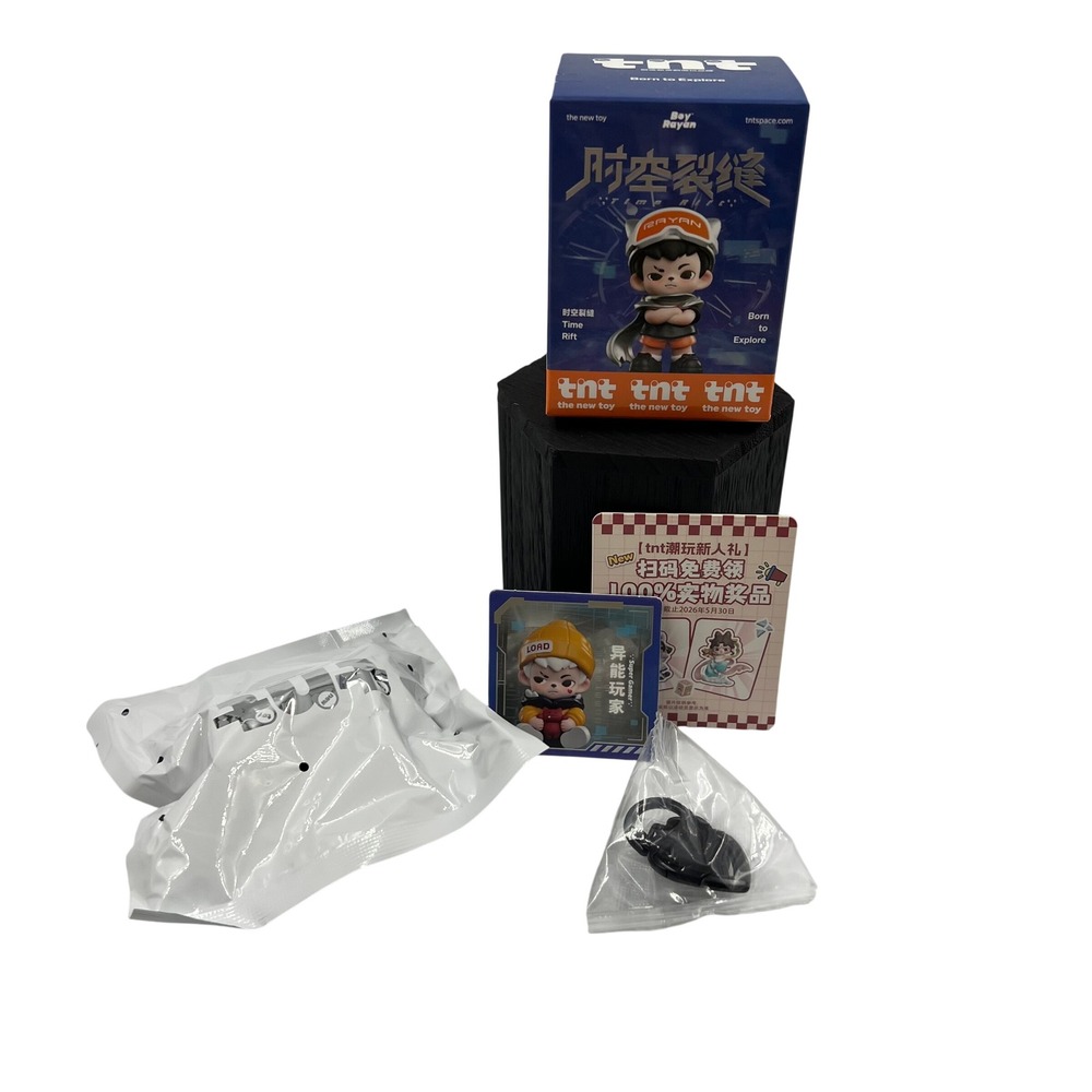 TNT The New Toy Rayan Time Rift Series Super Gamer Blind Box Figure Card